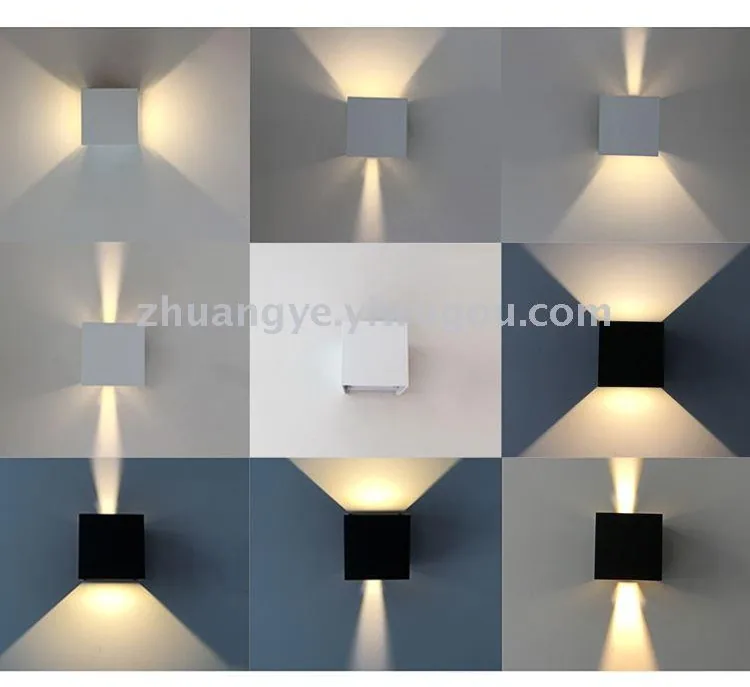 Modern LED Twin-Head Outdoor Wall Light — Villa, Living Room & Walkway — view 10