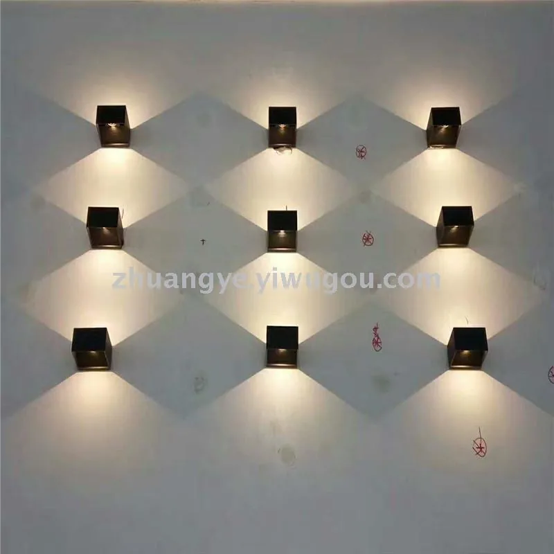 Modern LED Twin-Head Outdoor Wall Light — Villa, Living Room & Walkway — view 2