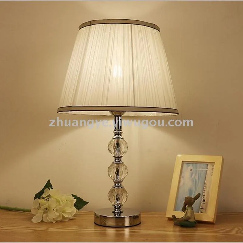 Modern Crystal Table Lamp — Living Room, Bedroom & Bedside — view 1