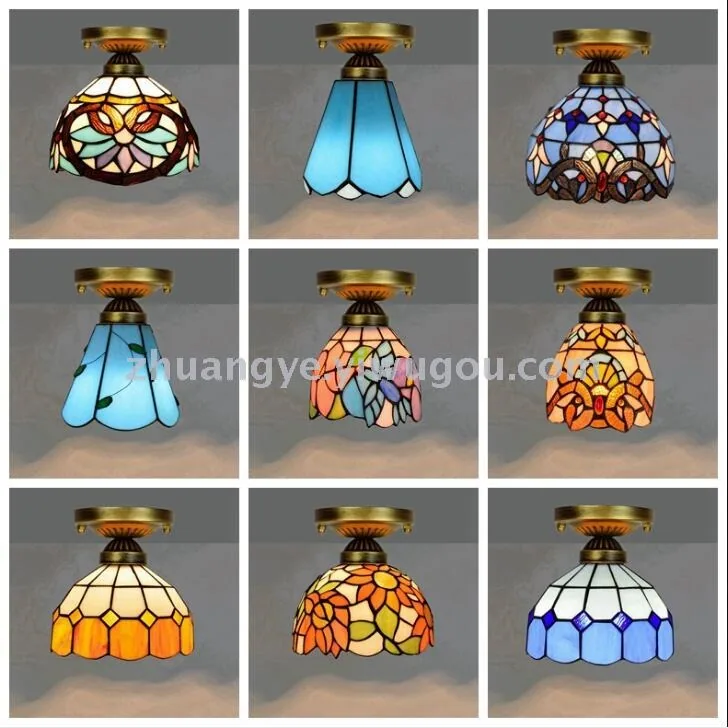 European Glass Ceiling Light — Walkway, Corridor & Entryway — view 6