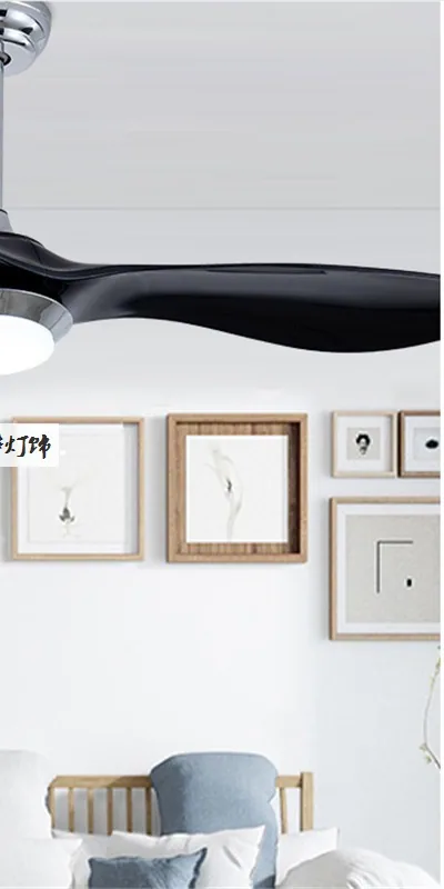 Minimalist LED Ceiling Fan Light — Living Room, Bedroom & Dining Room — view 1