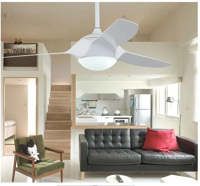 European Ceiling Fan Light — Living Room & Dining Room — view 19