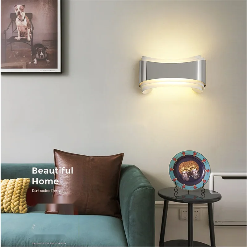 Modern Ironwork Wall Lamp — Walkway & Corridor — view 2