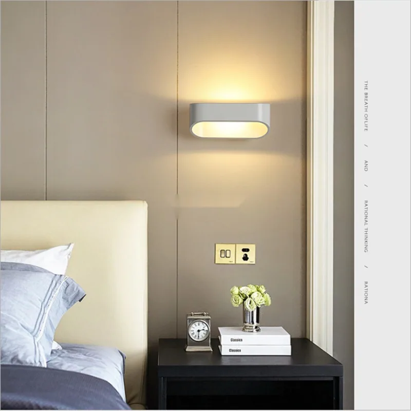 Modern LED Wall Lamp — Stairwell, Bedroom & Bedside — view 3