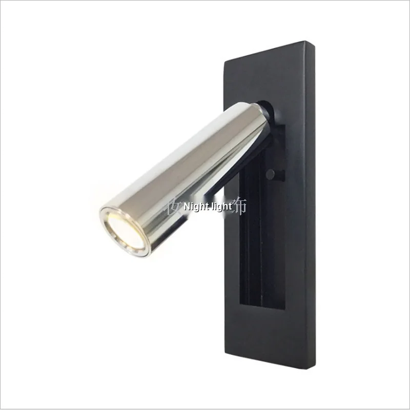 Modern LED Solid Brass Wall Lamp — Hotel & Bedside — view 1