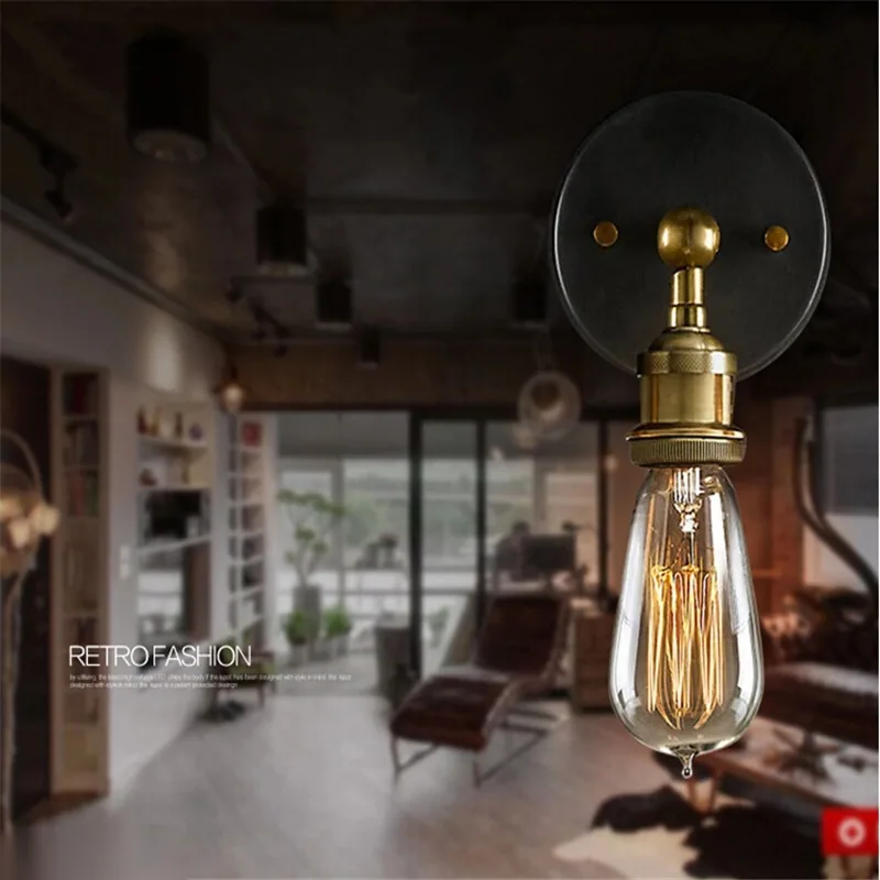 Modern Ironwork Wall Lamp — Hotel Guest Room — view 1