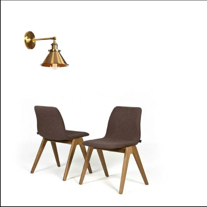 Modern Brass Wall Lamp — Stairwell & Walkway — view 7