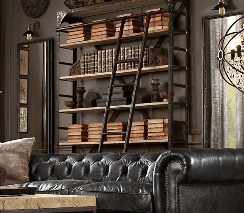Modern Ironwork Wall Lamp — Stairwell, Living Room & Dining Room — view 9