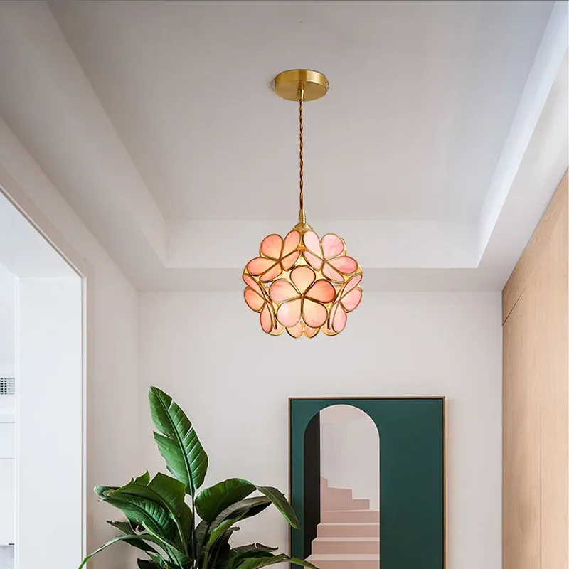 Light Luxury Solid Brass Chandelier — Bedroom, Bedside & Walkway — view 2