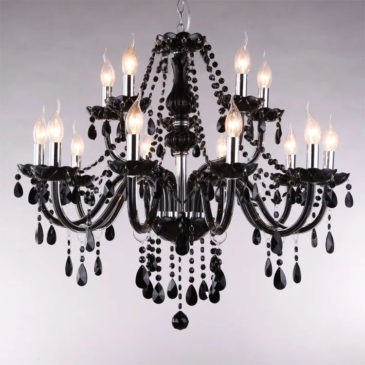 Crystal Illuminated Chandelier — Hotel & Living Room — view 5