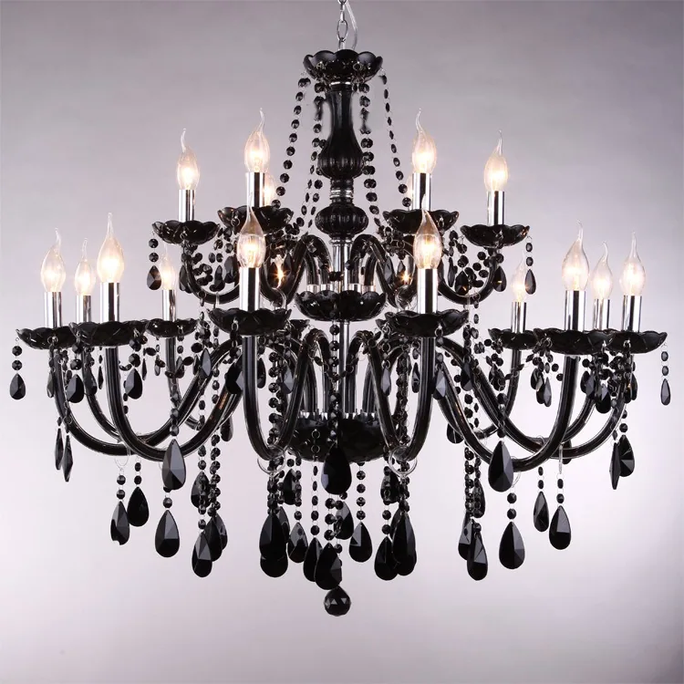 Crystal Illuminated Chandelier — Hotel & Living Room — view 7