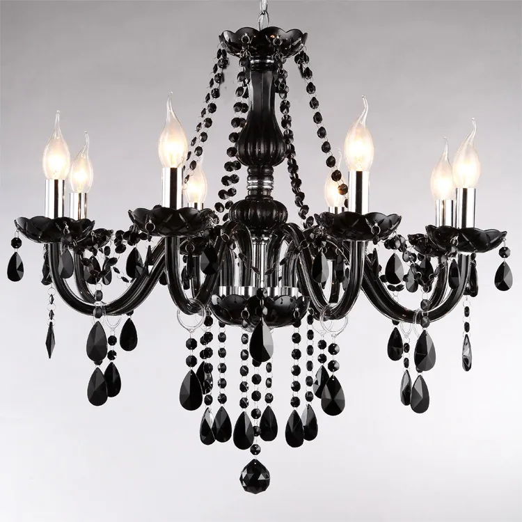 Crystal Illuminated Chandelier — Hotel & Living Room — view 1