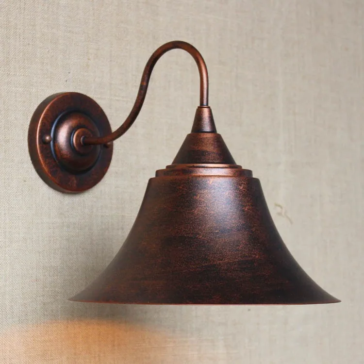 Minimalist Ironwork Outdoor Wall Light — Bedroom — view 1