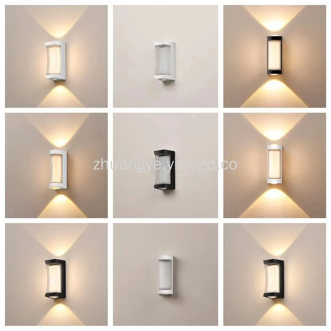 LED Aluminium Outdoor Wall Light — Living Room, Bedroom & Bedside — view 6