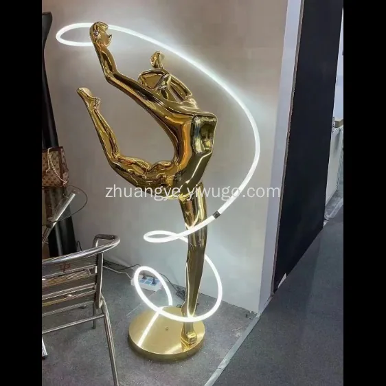 Post-Modern Resin Figure Sculpture Floor Lamp — Made to Order — view 4