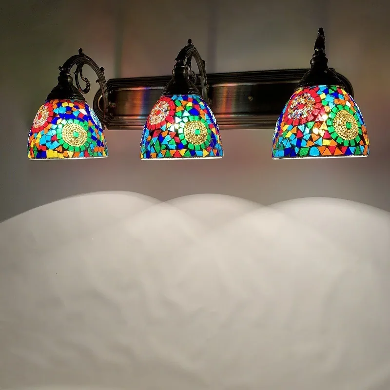 American Three-Head Mirror Light — Bathroom — view 1