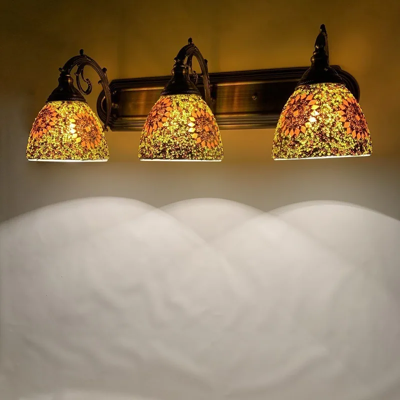 American Three-Head Mirror Light — Bathroom — view 8