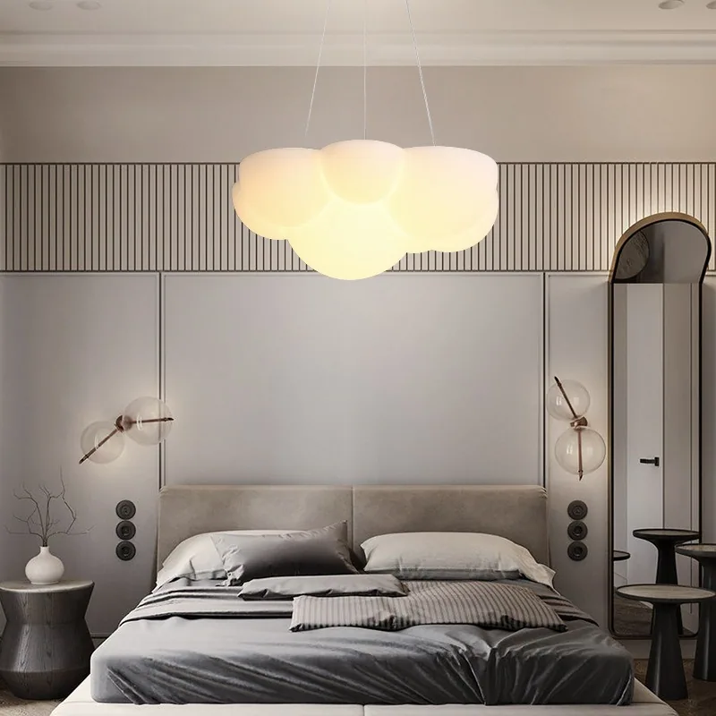 Modern Minimalist Cloud Ceiling Light — Master Bedroom & Kids Room — view 2