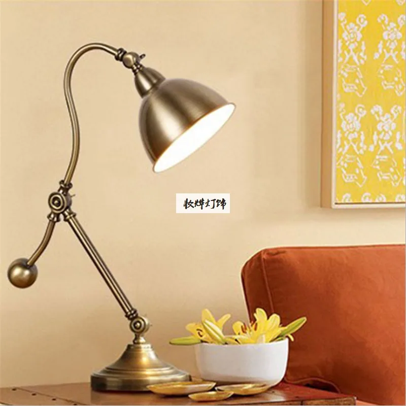 Minimalist Ironwork Table Lamp — Living Room, Bedroom & Bedside — view 1