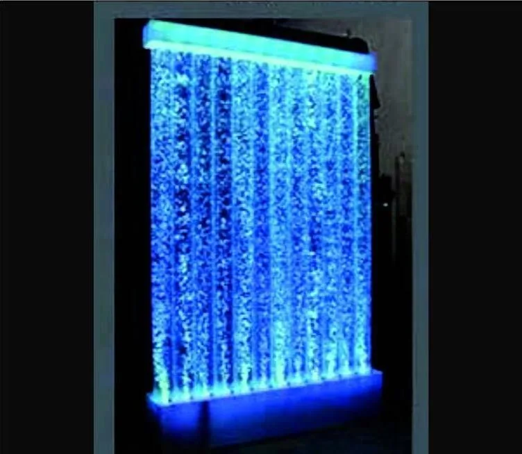 LED Bubble Water Feature Screen — Double-Sided Wine Cabinet Partition — view 10