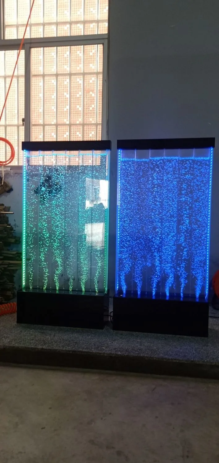 Bubble Water Feature Wall with Wine Rack — Hallway Screen — view 12