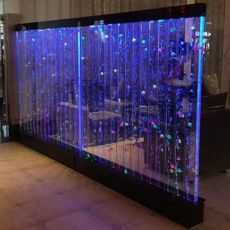 Custom Large Acrylic Water Screen — Bubble Wall Partition — view 8