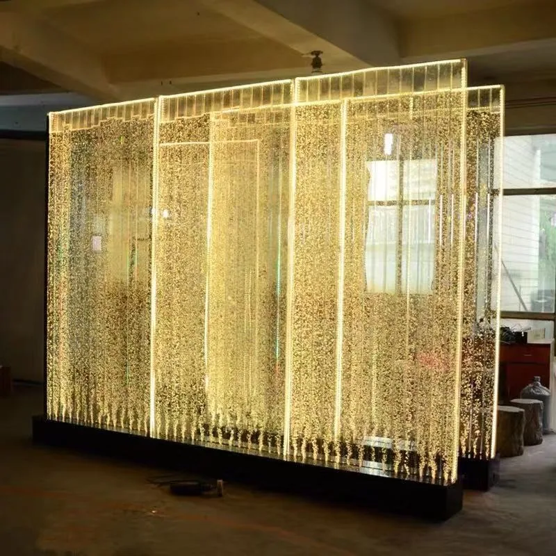 Custom Large Acrylic Water Screen — Bubble Wall Partition — view 9