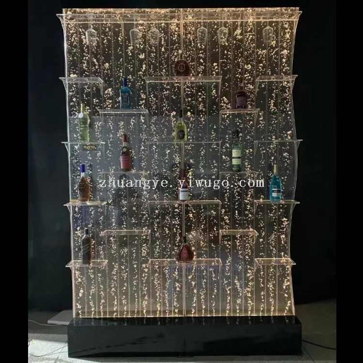Custom Acrylic Bubble Water Screen — Aquarium Partition — view 4