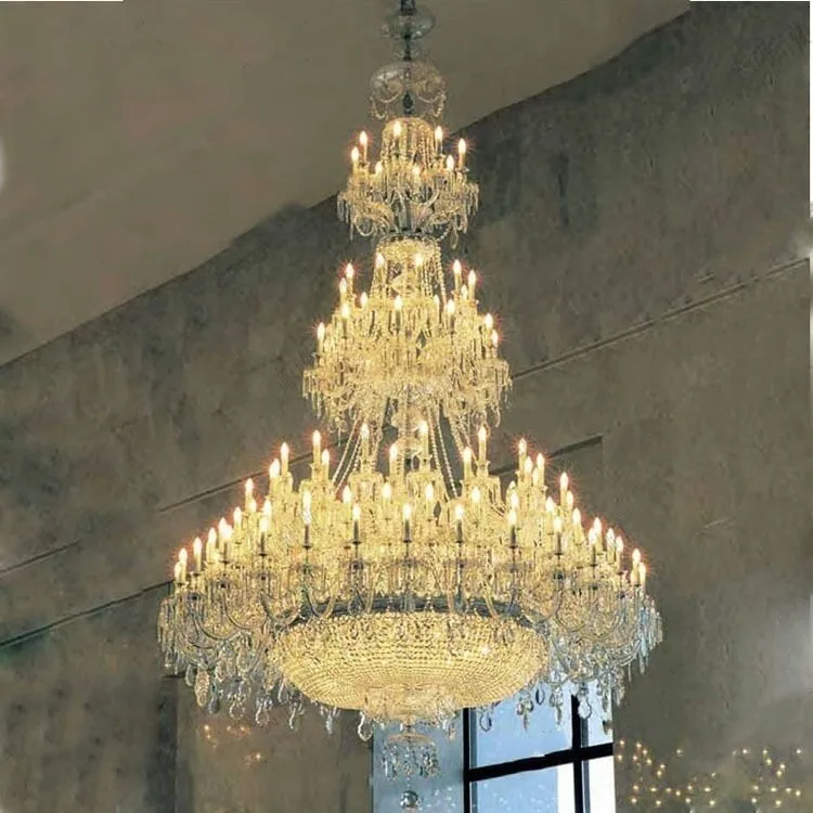 European Crystal Chandelier — Duplex, Stairwell & Villa — view 3