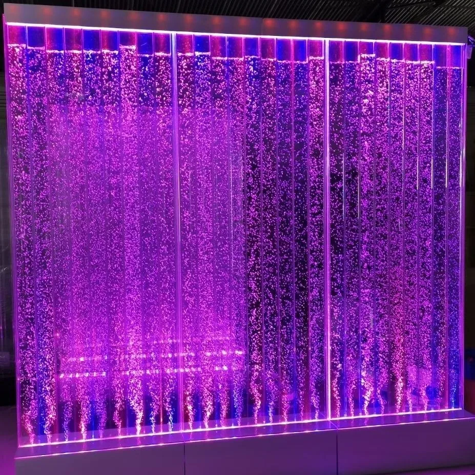 LED Colour-Changing Water Feature Wall — Corridor Partition — view 9