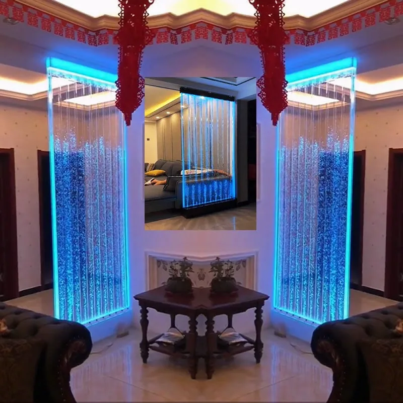 LED Colour-Changing Water Feature Wall — Corridor Partition — view 10