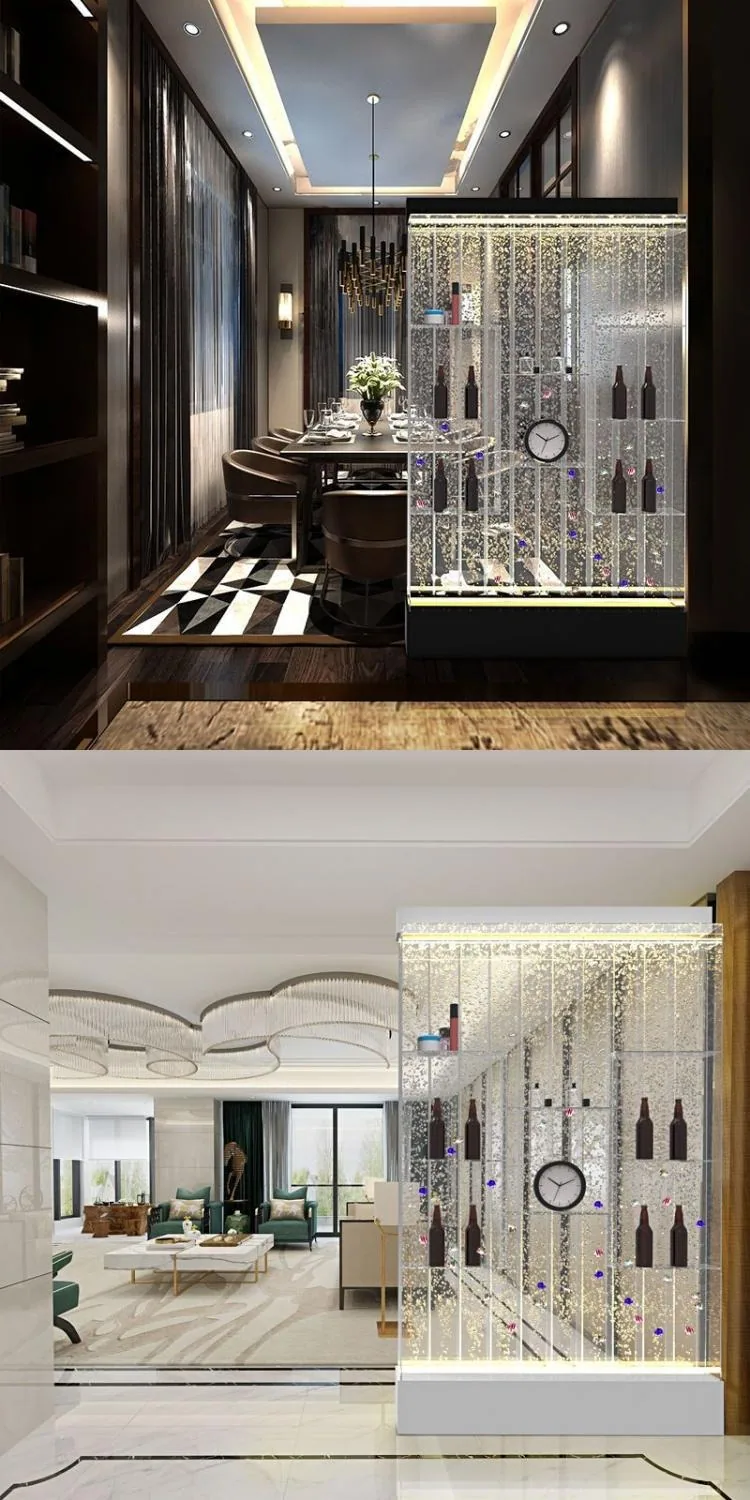 LED Bubble Water Screen — Double-Sided Partition Cabinet — view 12