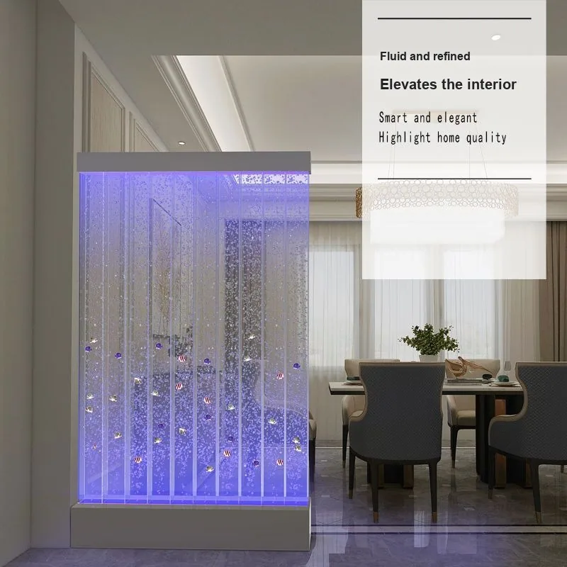 LED Bubble Water Screen — Double-Sided Partition Cabinet — view 3
