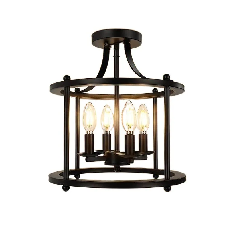 Industrial Chandelier — Bedroom & Dining Room — view 13