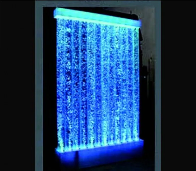 Bubble Water Feature Screen — Colour-Changing LED Partition — view 7
