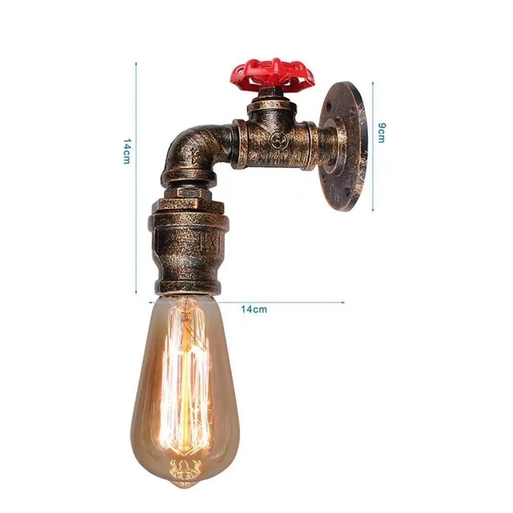 Industrial Single-Head Wall Lamp — Dining Room & Walkway — view 2