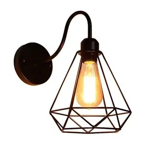 Industrial Wall Lamp — Dining Room, Walkway & Café — view 8