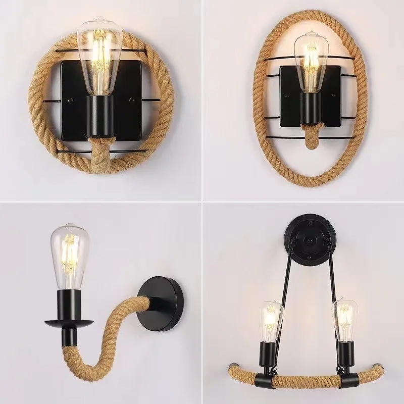 Industrial Wall Lamp — Dining Room, Walkway & Café — view 4