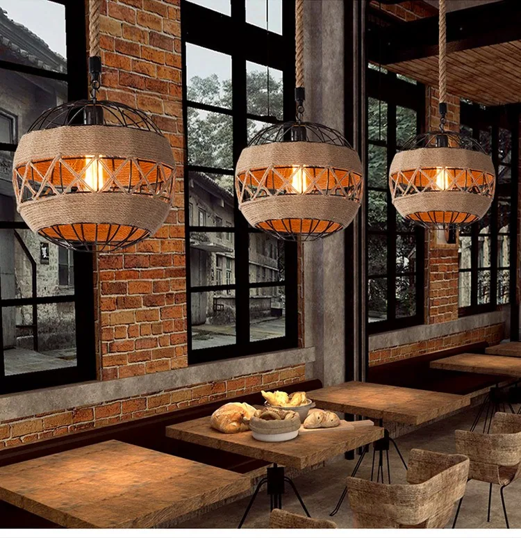 Industrial Ironwork Chandelier — Dining Room & Café — view 3