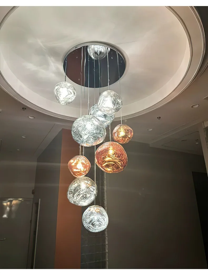 Modern Chandelier — Duplex, Stairwell & Villa — view 13