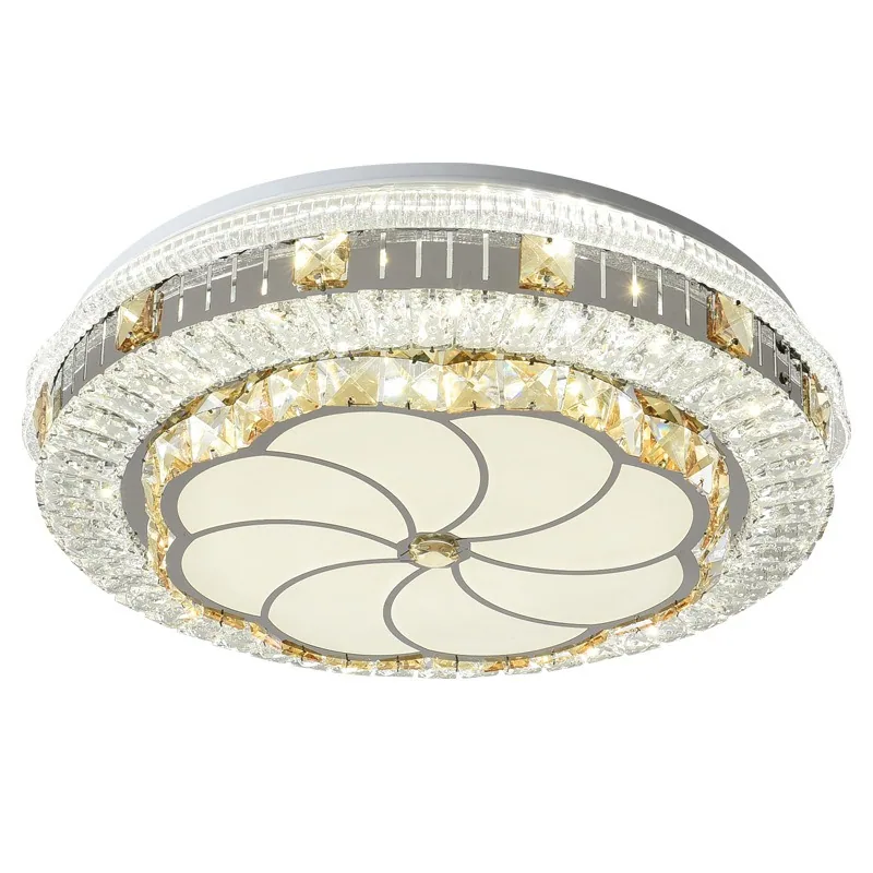 Modern LED Crystal Ceiling Light — Clubhouse — view 4