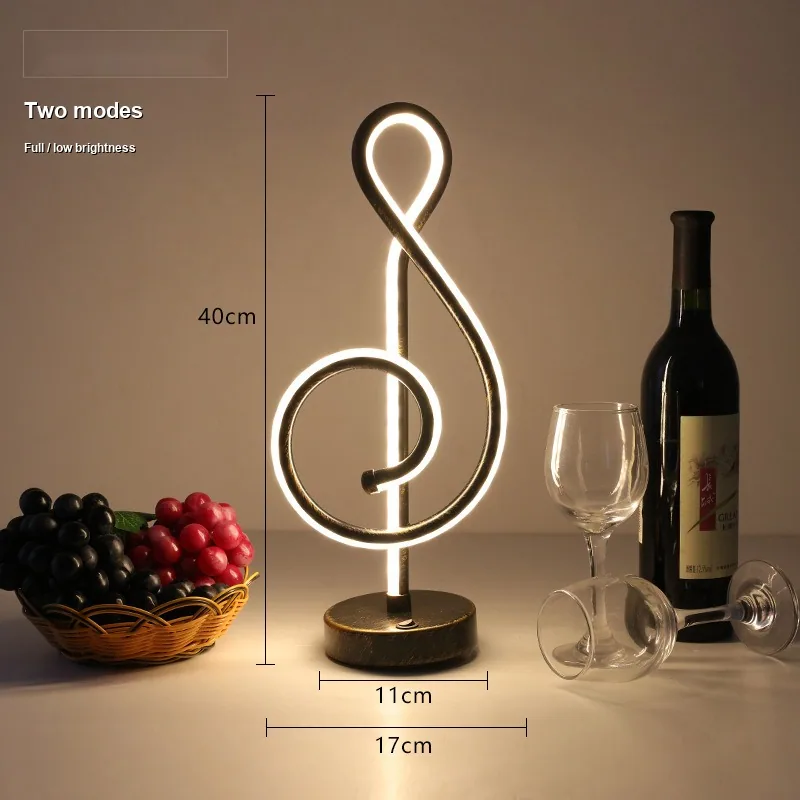 Vintage LED Table Lamp — Dining Room, Bar Counter & Café — view 6