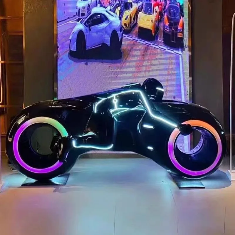 Resin Gaming-Room Sculpture Floor Lamp — E-Sports Interior — view 11