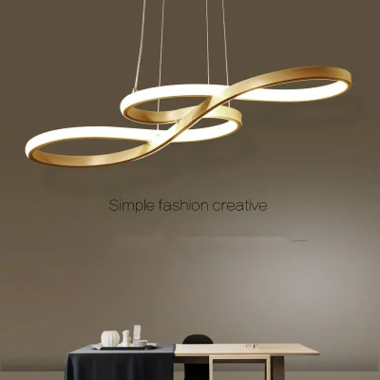 Modern LED Chandelier — Dining Room, Bar Counter & Reception — view 1