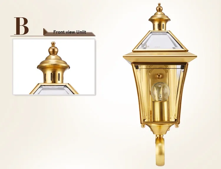 Outdoor Wall Light — Courtyard, Facade & Walkway — view 7