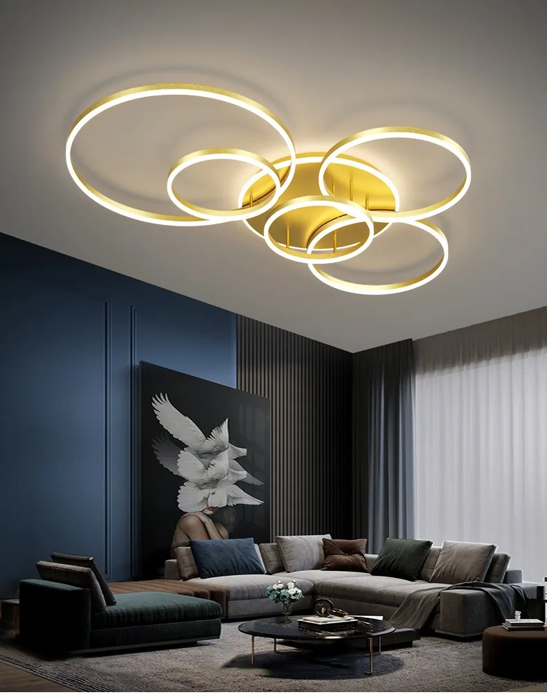 Minimalist LED Ceiling Light — Living Room, Bedroom & Dining Room — view 10