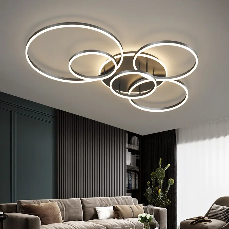 Minimalist LED Ceiling Light — Living Room, Bedroom & Dining Room — view 4