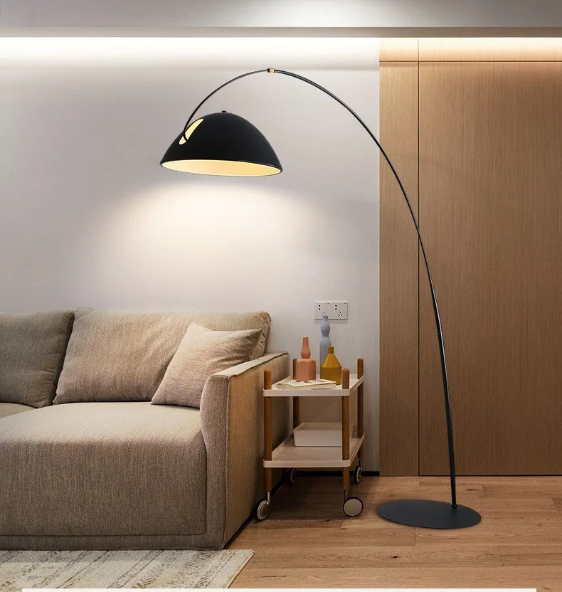 Modern Minimalist Floor Lamp — Living Room & Sofa — view 9