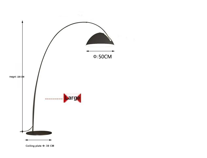 Modern Minimalist Floor Lamp — Living Room & Sofa — view 11