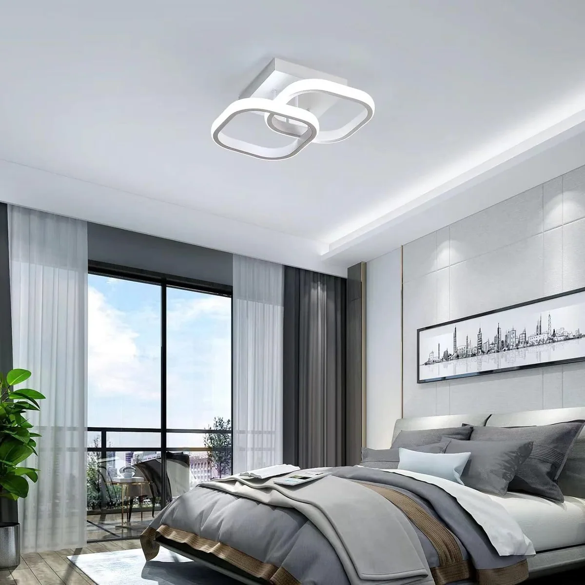 Modern Minimalist LED Ceiling Light — Walkway, Entryway & Balcony — view 11
